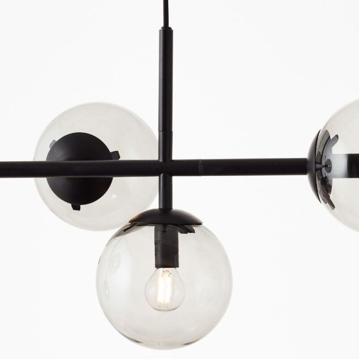 Design pendler lampe gennemsigtig, Rhys