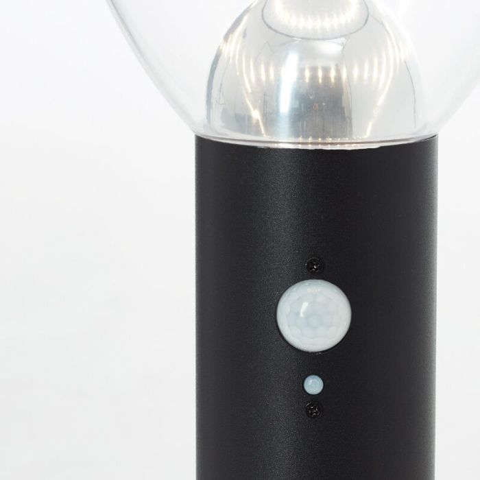 Modern udendørslampe gulvlampe solcelle sort, Saar, 3W, 3000K LED, IP44