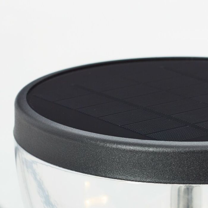Modern udendørslampe gulvlampe solcelle sort, Saar, 3W, 3000K LED, IP44