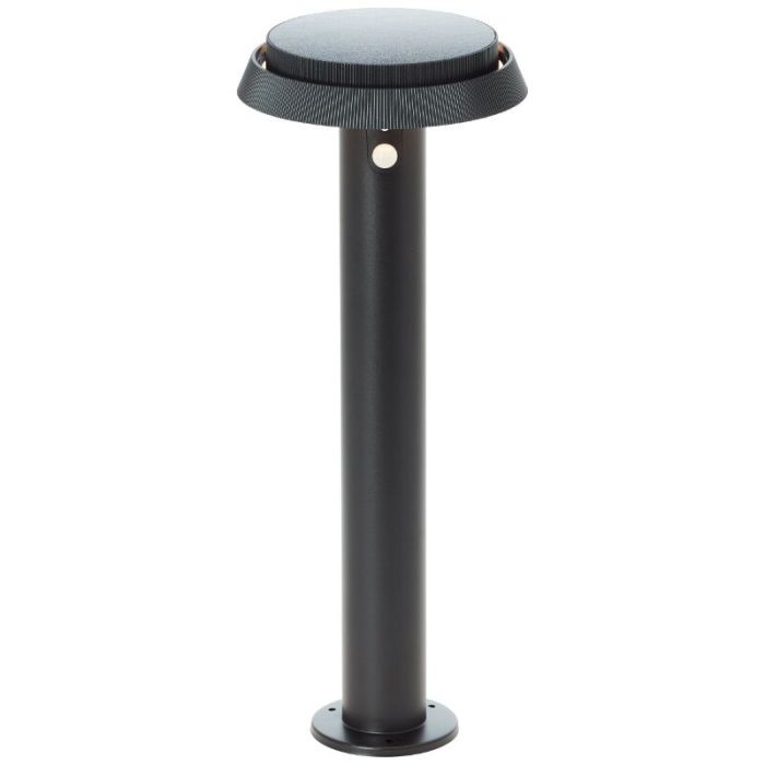 Metal udendørslampe gulvlampe solcelle sort, Ridvan, 4W, 3000K LED, IP44