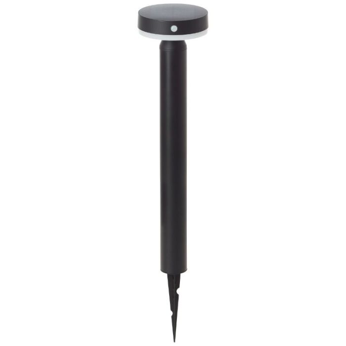 Metal udendørslampe gulvlampe solcelle sort, Kubilay, 3W, 4000K LED, IP44