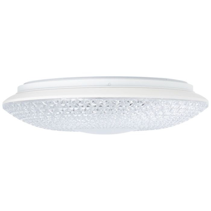 Design plafond krom, Kaz, 24W, 3000K LED