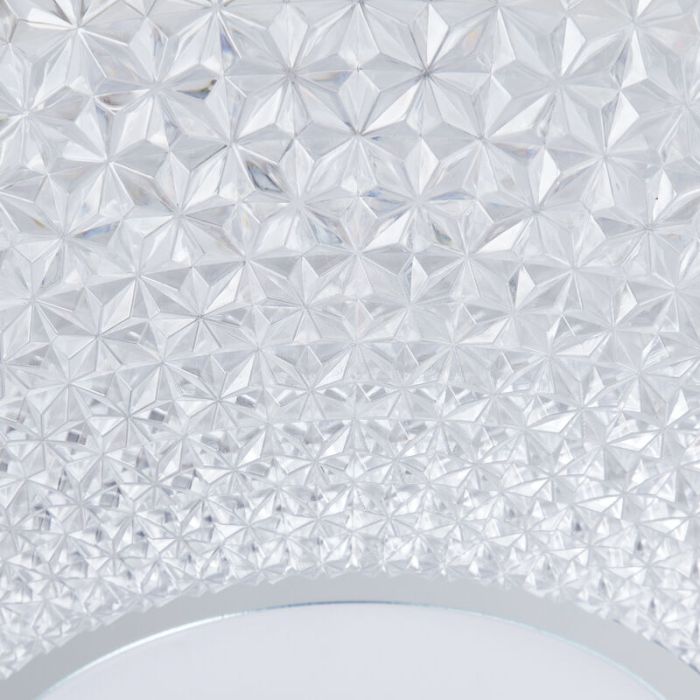 Design plafond krom, Kaz, 24W, 3000K LED