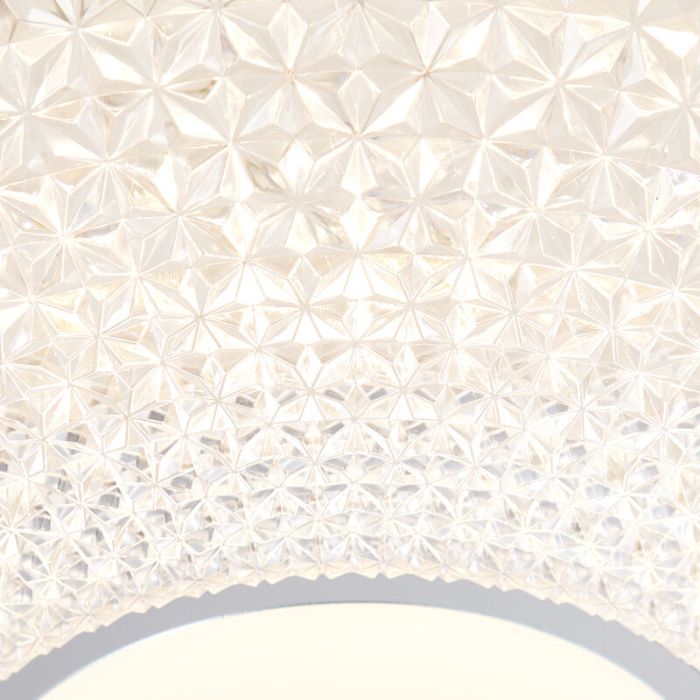 Design plafond krom, Kaz, 24W, 3000K LED