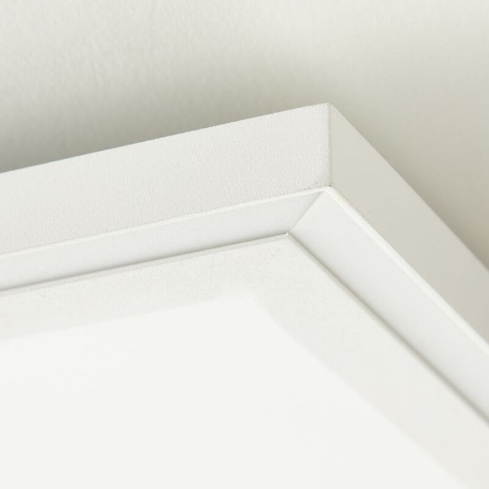 Modern LED panel loftlampe hvid, Ricco, 25W, justerbar lysfarve LED, med fjärrkontroll