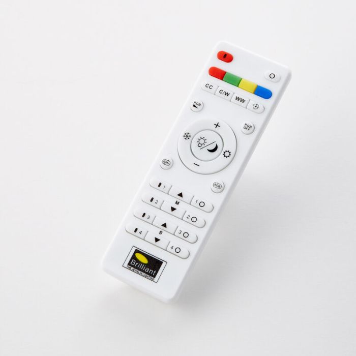 Modern LED panel loftlampe hvid, Ricco, 25W, justerbar lysfarve LED, med fjärrkontroll