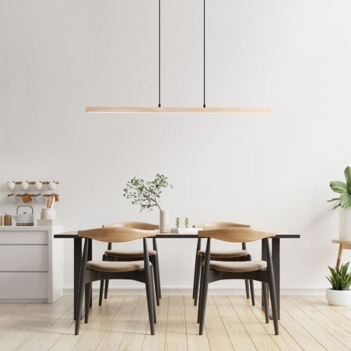 Rustik pendler lampe brun, Renuka, 19W, 3000K LED