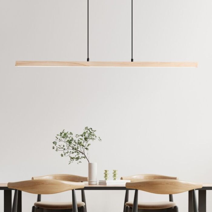 Rustik pendler lampe brun, Renuka, 19W, 3000K LED