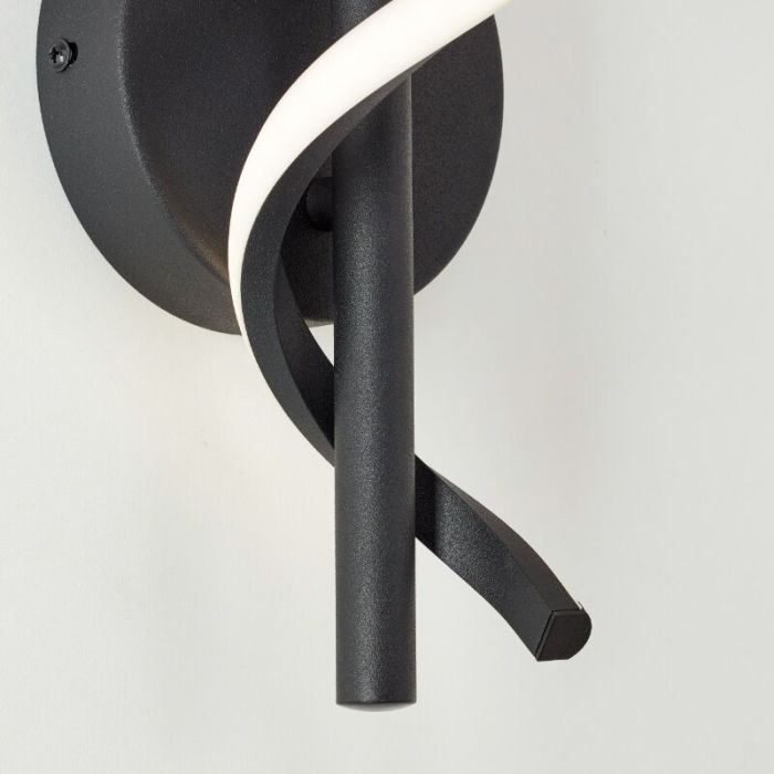 Design væglampe sort, Mateusz, 6W, 4000K LED