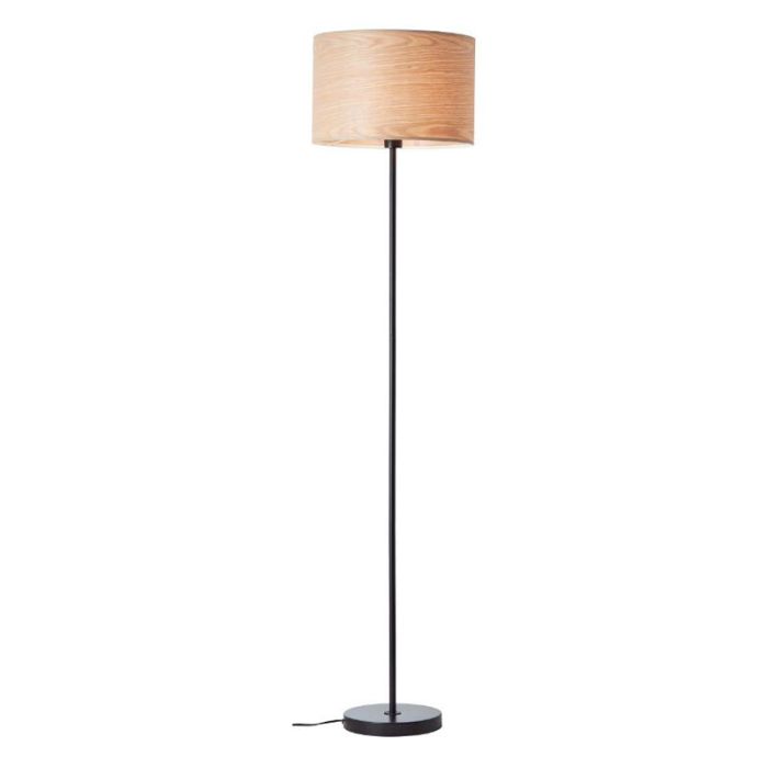 Træ gulv lampe beige, Enna, med brytare