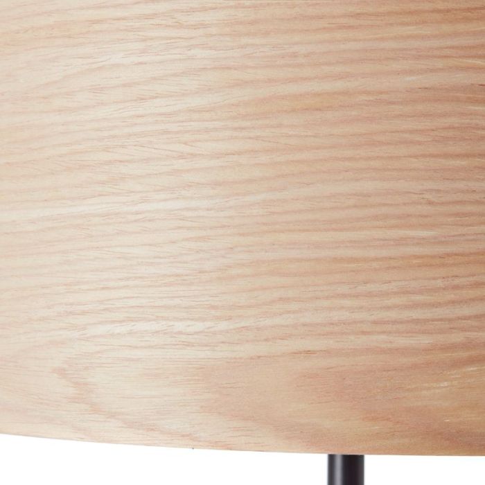 Træ gulv lampe beige, Enna, med brytare