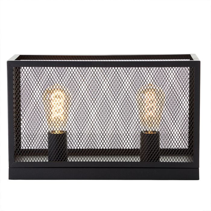 Industri bordlampe sort, Esperanza, med brytare