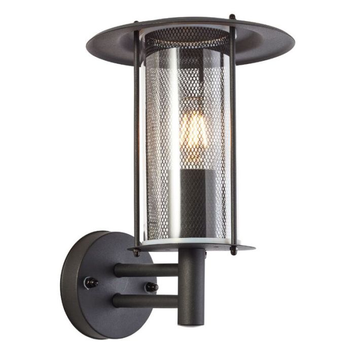 Rustik udendørslampe sort, Gezina, IP44