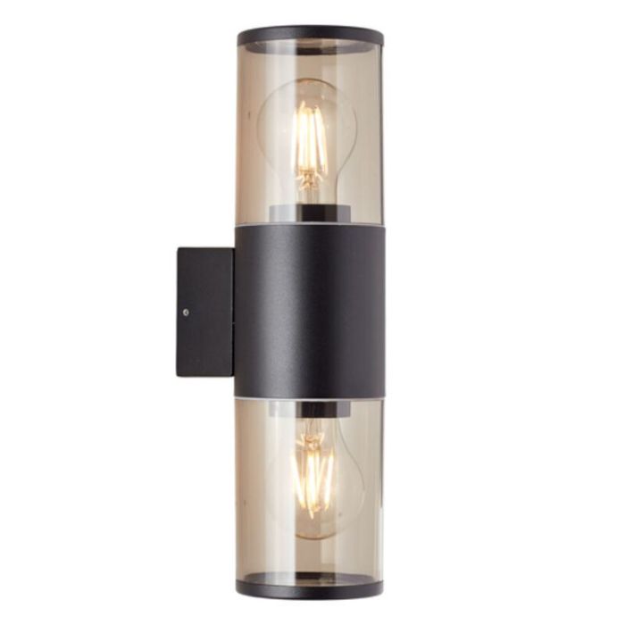 Modern udendørslampe sort, Sherwin, IP44