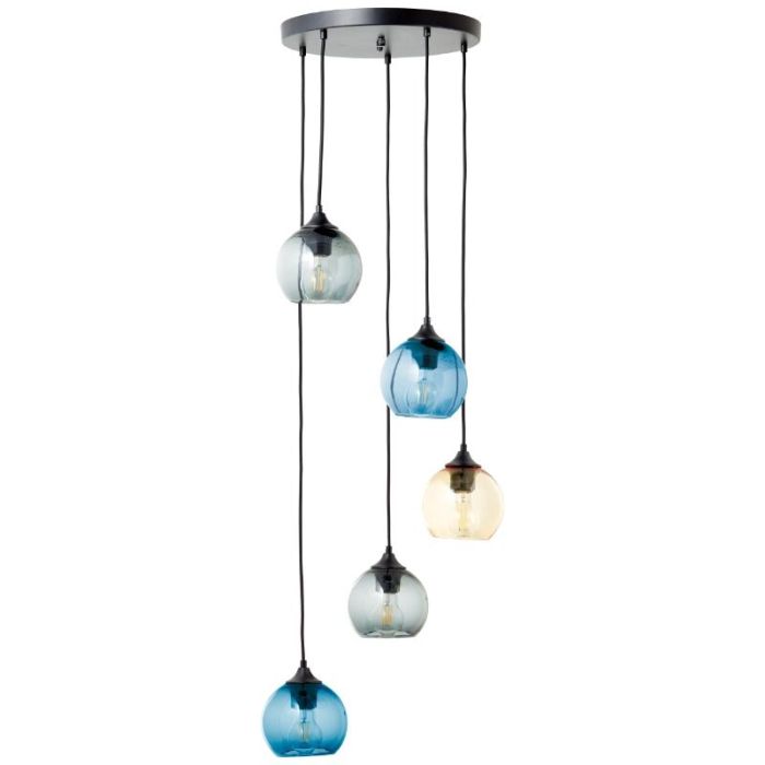 Design pendler lampe multi-farvet, Quinton