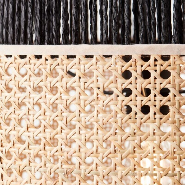 Rattan pendler lampe beige, Quirien