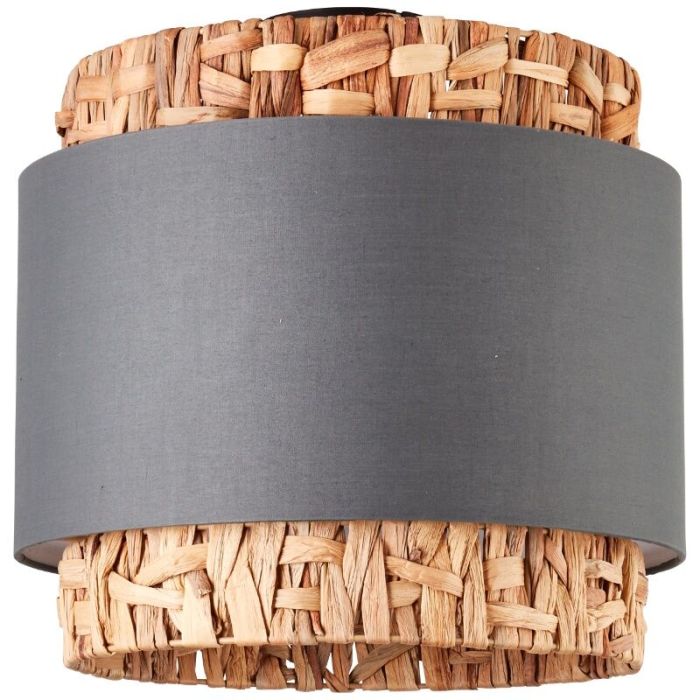 Rustik loftlampe grå, Vibeke