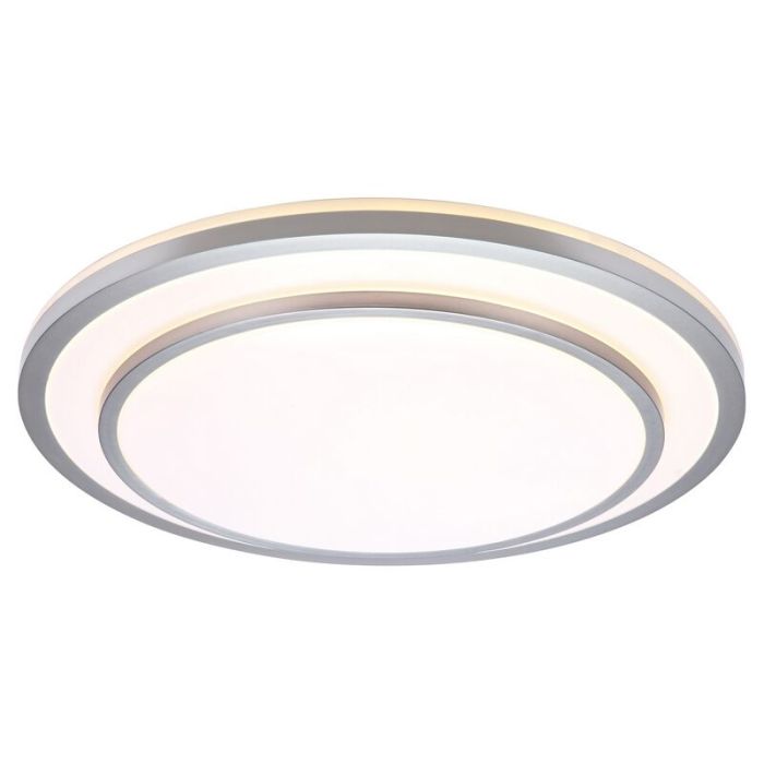 Modern plafond krom, Richie, 12W, 3000K LED