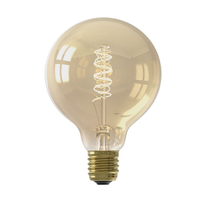 Dæmpbar Calex E27 LED pære G95, 4w, 2200K