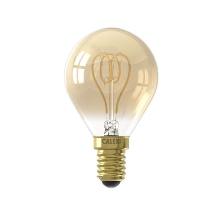 Dimmbare Calex E14 filament pære rav, 2,5W, 2100K