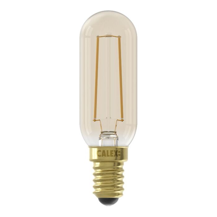 Dimmbare Calex E14 LED rørpære rav, 3,5W, 2100K