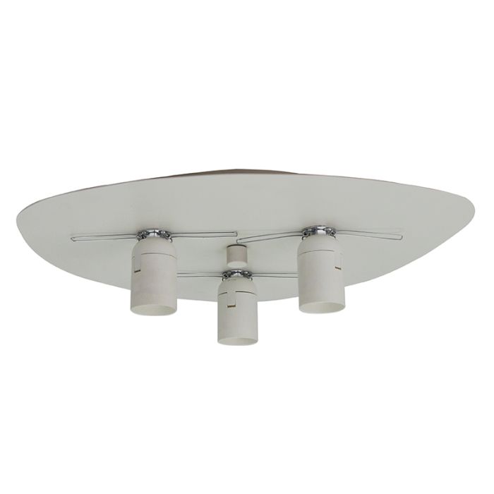 Metal loftlampe blå, Leilani