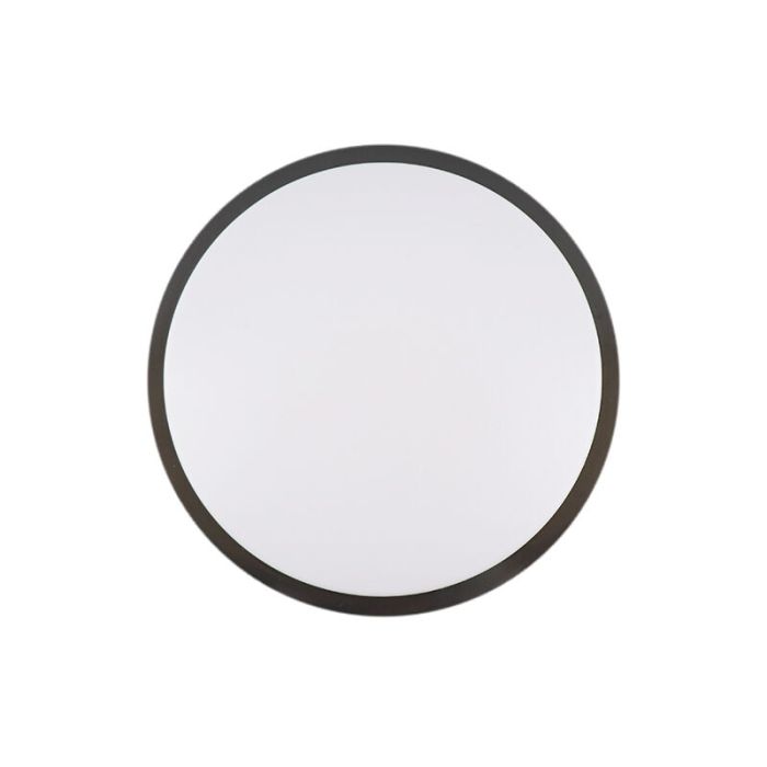 Sort modern plafond plast, Kos, 16W, 3000K LED