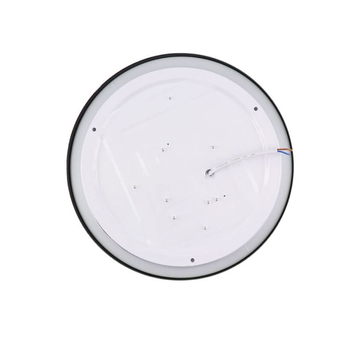 Sort modern plafond plast, Kos, 16W, 3000K LED