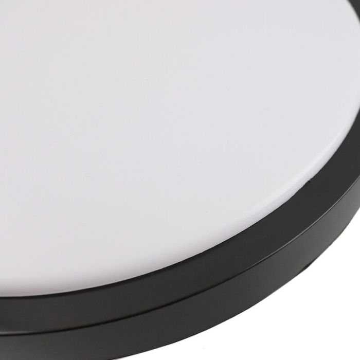 Sort modern plafond plast, Kos, 16W, 3000K LED