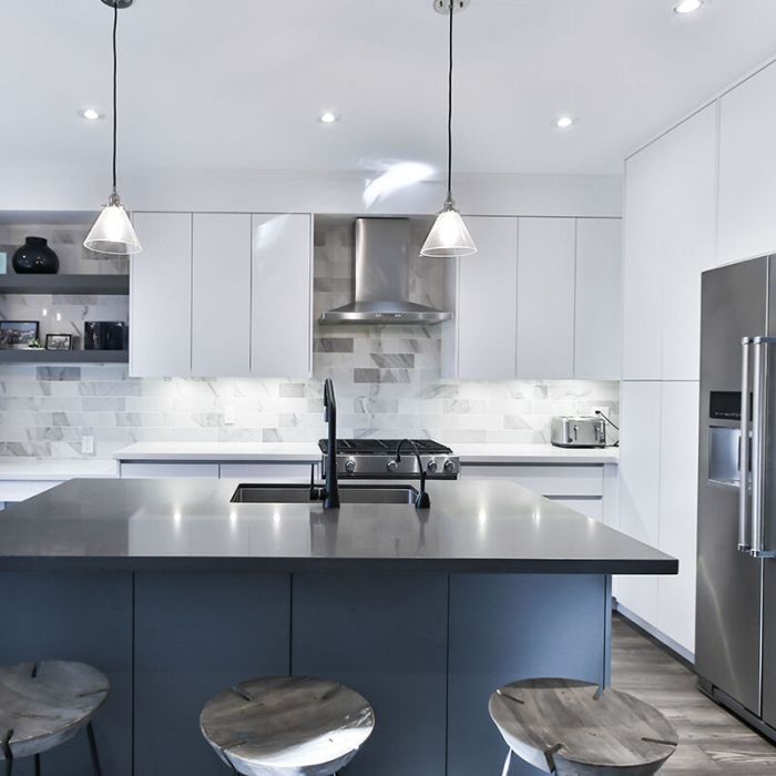 Hvid køkkenskabsbelysning plast, Danique, 5W, 6500K LED