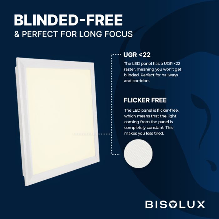 LED 60x60 panel, 48W, 3000K