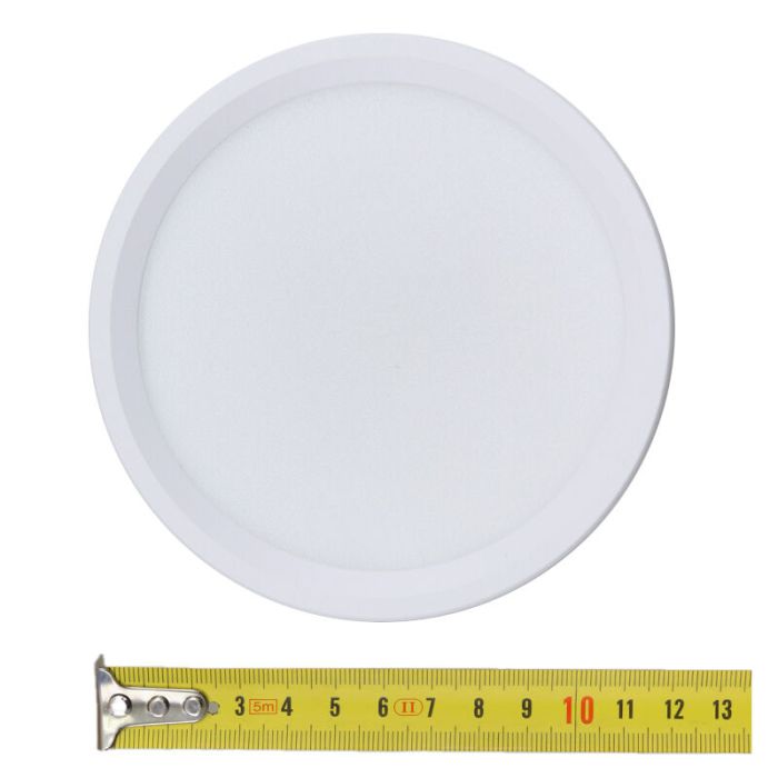 Hvid loftlampe aluminium, Aletta, 15W, 3000K LED