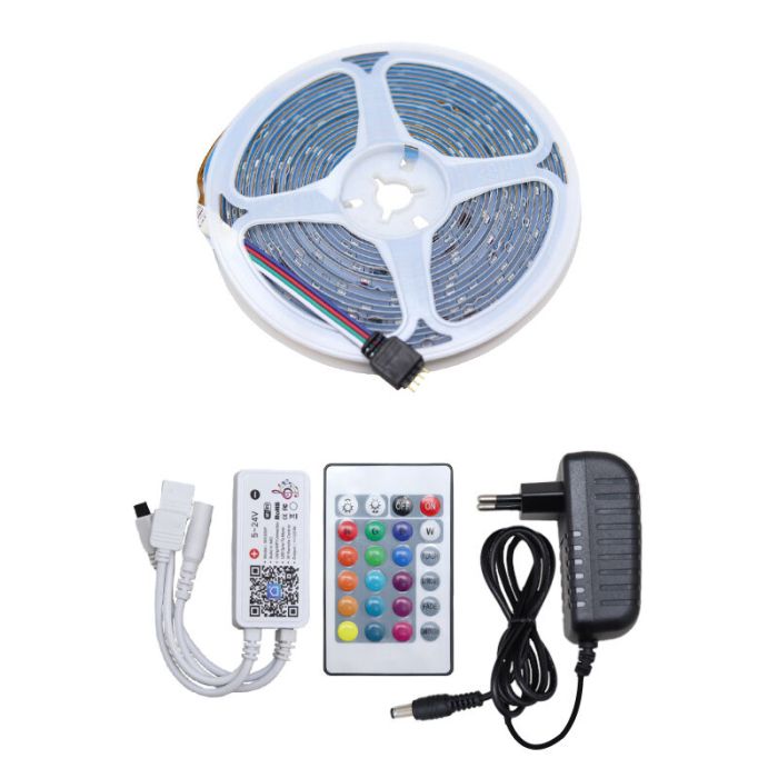10 meter smart WiFi LED strip, 30w, RGB (alle farver)