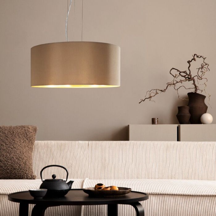 Guld modern pendler lampe stof, Terme