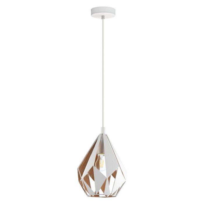 Hvid design pendler lampe metal, Acri