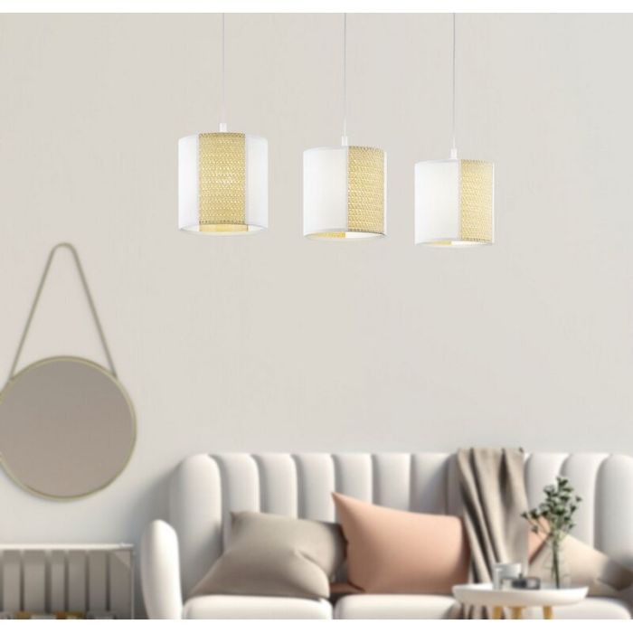 Papir pendler lampe hvid, Harmjan