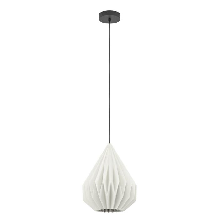 Papir pendler lampe hvid, Leco