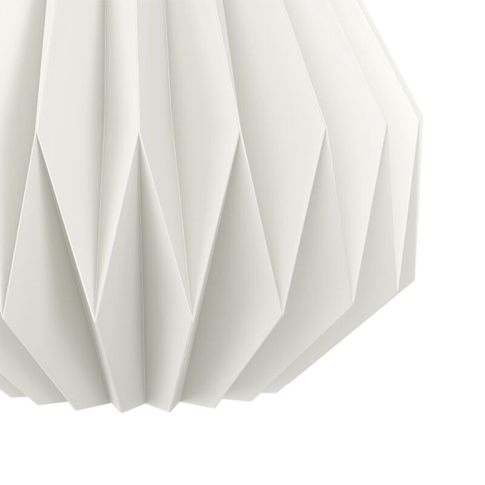 Papir pendler lampe hvid, Leco