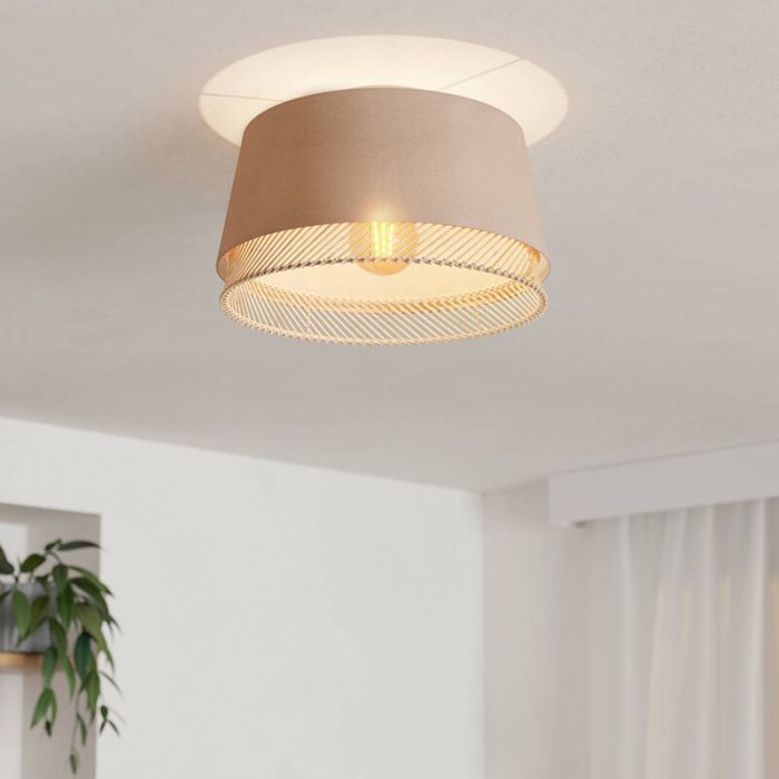 Beige plafond stof, Ruby