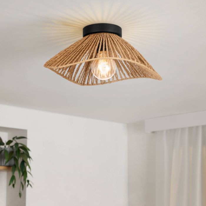 Papir loftlampe brun, Jitze