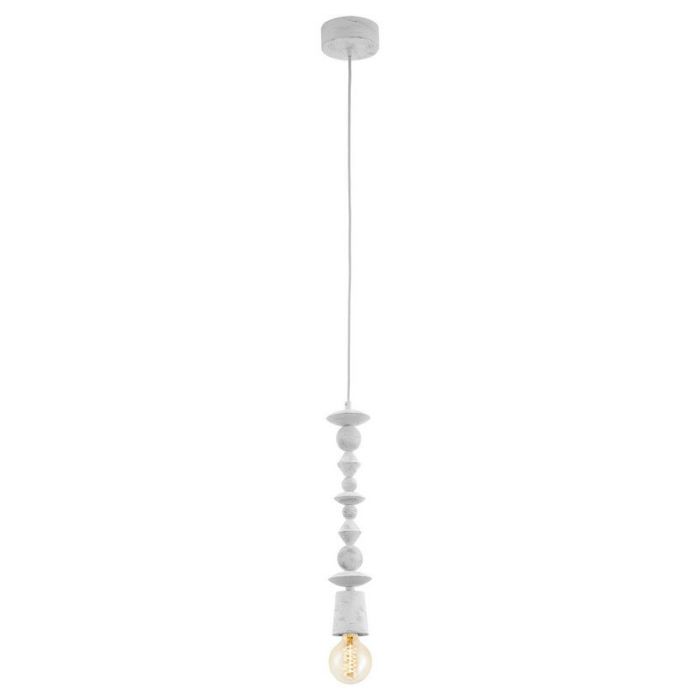 Træ pendler lampe hvid, Abel