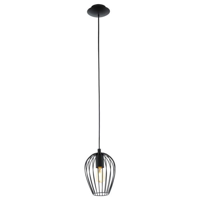 Sort industri pendler lampe metal, Kitana