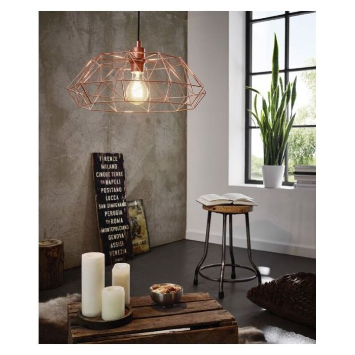 Kobber industri pendler lampe metal, Acri