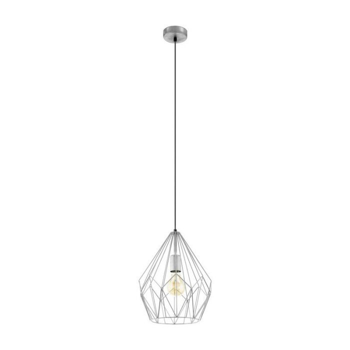 Sølv industri pendler lampe metal, Acri