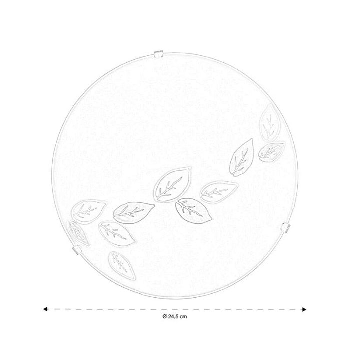 Hvid plafond glas, Bada