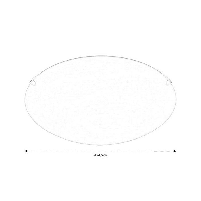 Hvid plafond glas, Bada
