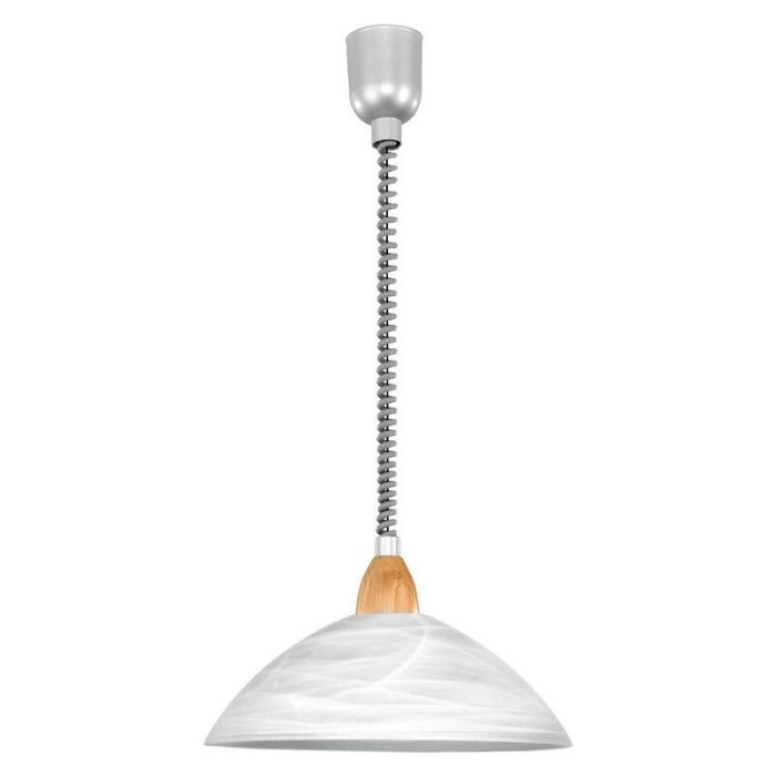 Hvid klassisk pendler lampe glas, Brandon