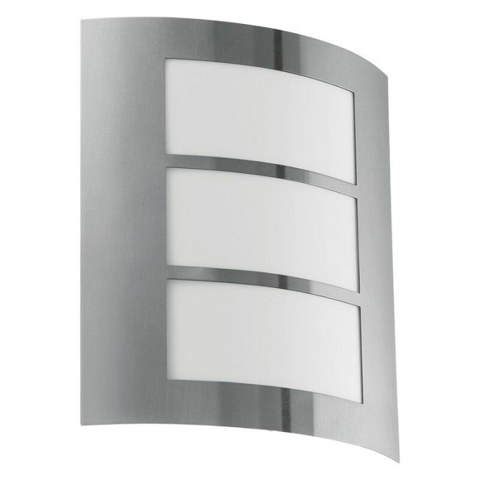 Sølv udendørslampe plast, Elyana, IP44