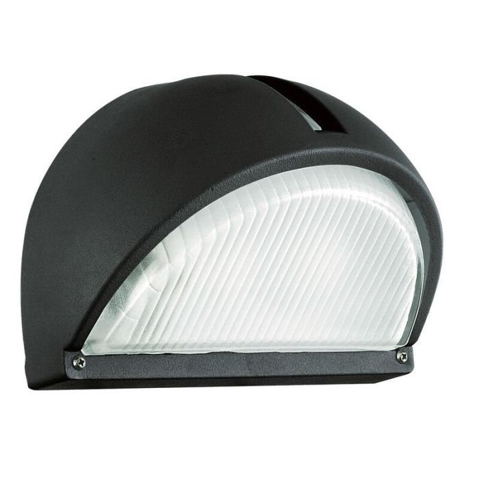Sort udendørslampe aluminium, Gemma, IP44