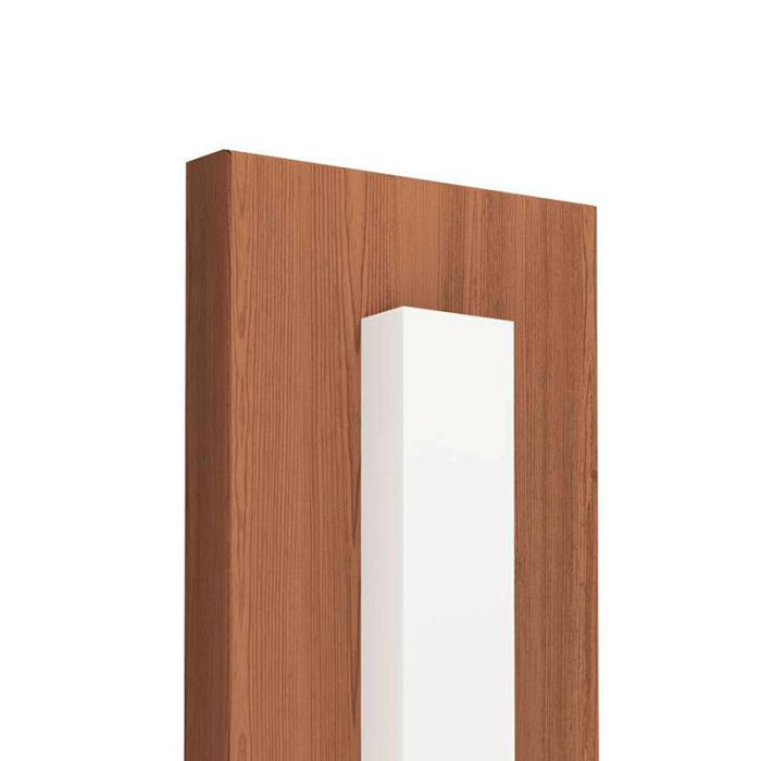 Brun modern udendørslampe aluminium, Bernardo, 7W, 3000K LED, IP44
